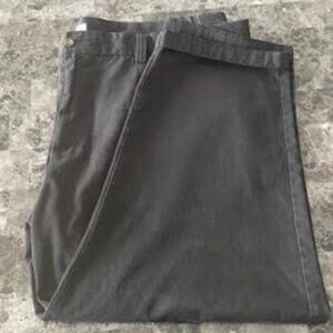 Amazon Essentials Men’s 56x30 Black Pleated Chino Pants Big Tall